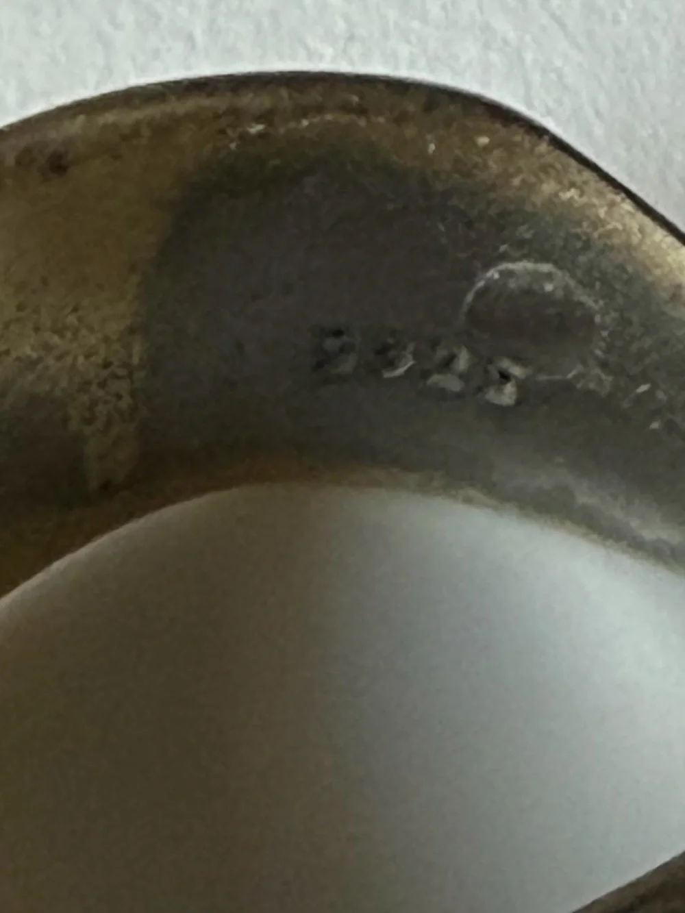 s925 sterling silver stamped gold ring